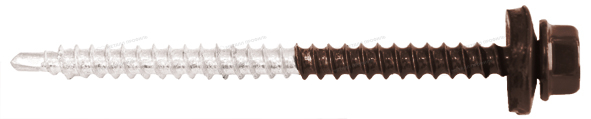 Купить качественный Саморез 4,8х70 ПРЕМИУМ RAL8017 (коричневый шоколад) в нашем интернет-магазине.