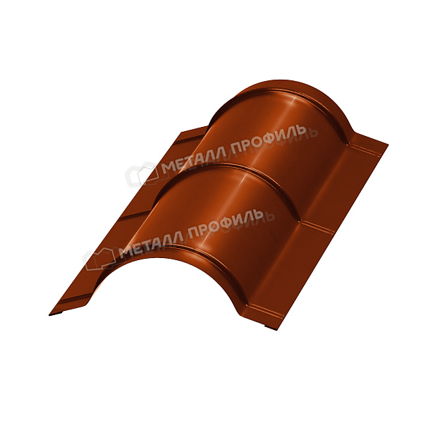 Планка конька круглого R110х2000 (AGNETA-20-Copper\Copper-0.5) ― купить по приемлемой стоимости ― 15140 тнг. ― в Шымкенте.