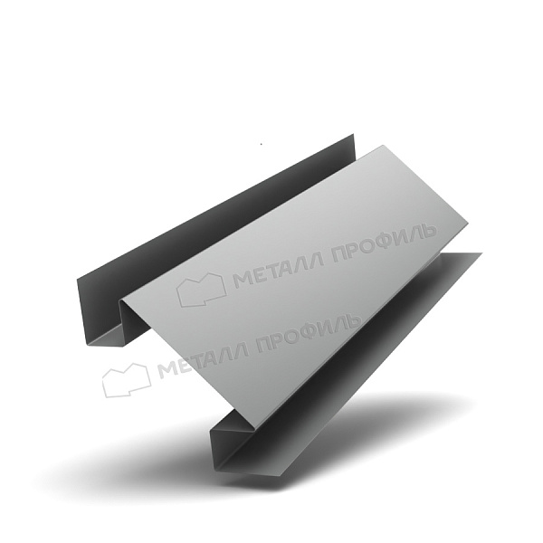 Планка угла внутреннего сложного 75х3000 (ПЭ-01-9006-0.5) ― приобрести по доступной стоимости в Компании Металл Профиль.